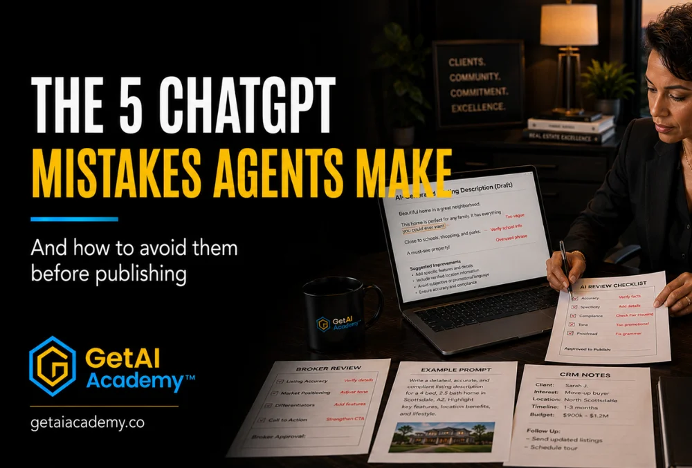 The 5 ChatGPT Mistakes Real Estate Agents Make (and How to Avoid Them)