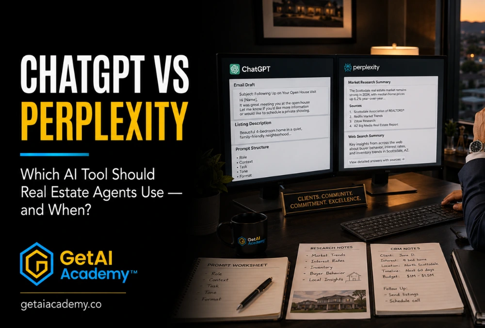 ChatGPT vs Perplexity: Which Should Real Estate Agents Use (and When)?